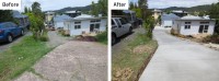 Before and After Concrete Driveway by CDSL Concrete Direct Services Ltd